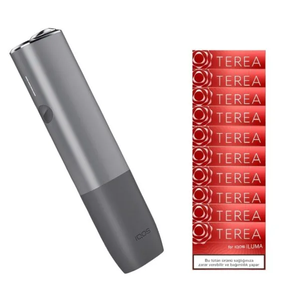 IQOS Iluma One Kit Çakıl Grisi+10 Paket Terea Sienna