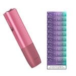 IQOS Iluma One Kit Günbatımı Kırmızısı+10 Paket Terea Mauve Wave