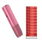 IQOS Iluma One Kit Günbatımı Kırmızısı+10 Paket Terea Sienna