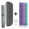 IQOS Iluma Siyah Cihaz+10 Paket Terea Mauve Wave Set