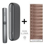 IQOS Iluma Siyah Cihaz+10 Paket Terea Teak Set