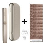 IQOS Iluma Gold Cihaz+10 Paket Terea Teak Set