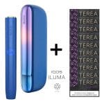 IQOS Iluma Stardrıft Limited Edition Mavi Cihaz+10 Paket Terea Dimensions Yugen Set