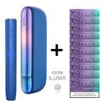 IQOS Iluma Stardrıft Limited Edition Mavi Cihaz+10 Paket Terea Mauve Wave Set