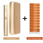 IQOS Iluma Prime Gold Cihaz+10 Paket Terea Amber Set
