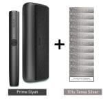 IQOS Iluma Prime Siyah Cihaz+10 Paket Terea Silver Set