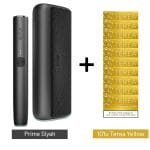 IQOS Iluma Prime Siyah Cihaz+10 Paket Terea Yellow Set