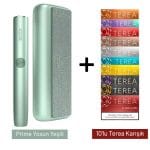 IQOS Iluma Prime Yosun Yeşili Cihaz+10 Paket Terea Karışık Set
