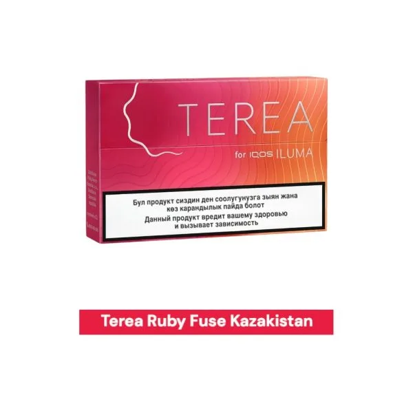 Kazakistan Terea Ruby Fuse IQOS-ıluma 1 Paket