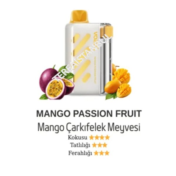 Vozol Vista 40000 Mango Passion Fruıt-Meyve Yoğunluğu